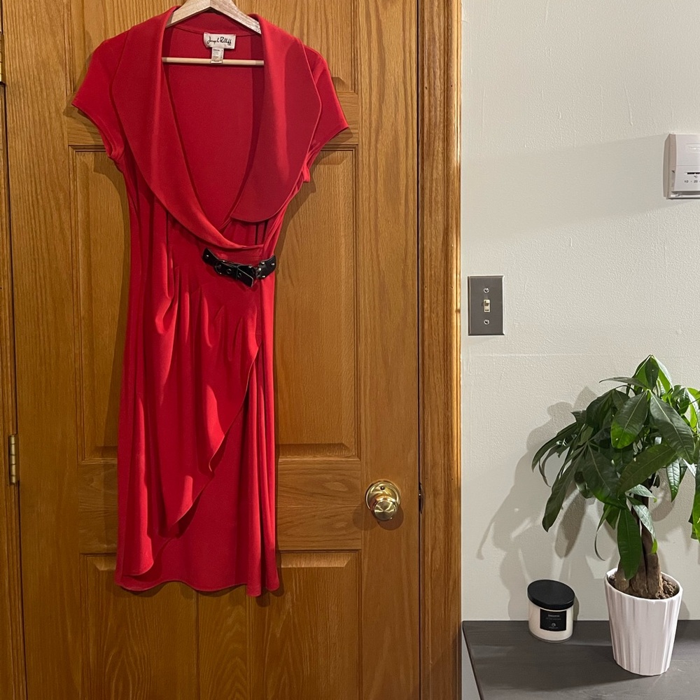 Joseph Ribkoff Lipstick Red dress. S